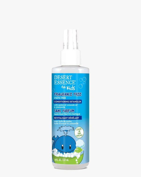 Desert Essence Fragrance Free Kids Conditioning Detangler 8 fl oz. Spray