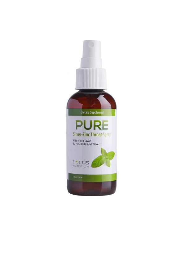 Focus Nutrition Pure Homeophathic Throat Spray 4 oz Spray