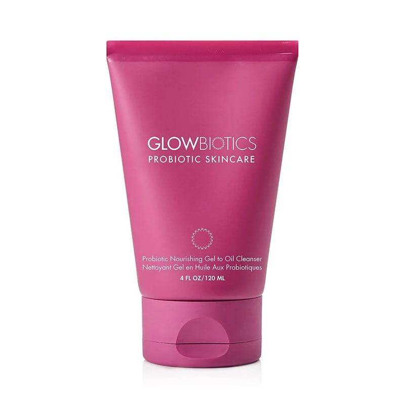 GLOWBIOTICS Probiotic Nourishing Gel To Oil Cleanser (4 fl oz / 120 ml)