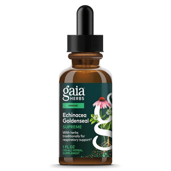 Gaia Herbs Echinacea Goldenseal Supreme Extract 1 oz Liquid