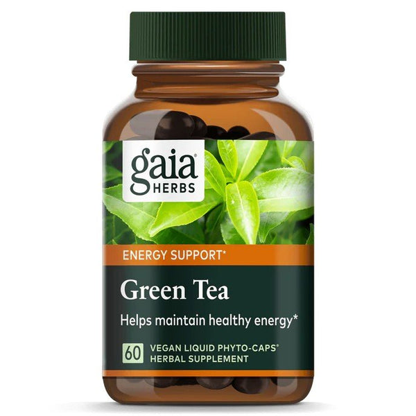 Gaia Herbs Green Tea 60 Vegan Liquid Phyto-Caps