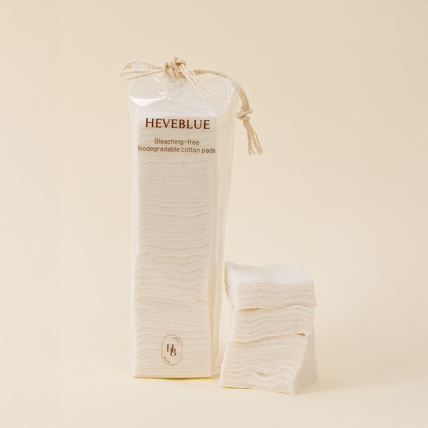 HEVE BLUE Bleaching-free Biodegradable Cotton Pads 70ea