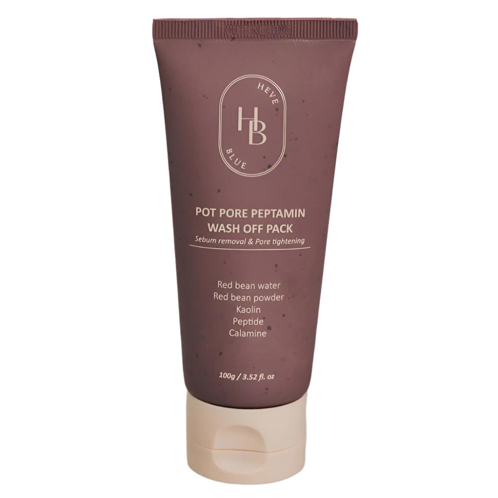 HEVE BLUE Pot Pore Peptamin Wash Off Pack 100g