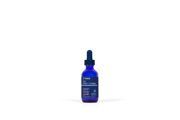 Trace Minerals Liquid Ionic Biotin + Collagen 75,000mcg 2 oz Liquid