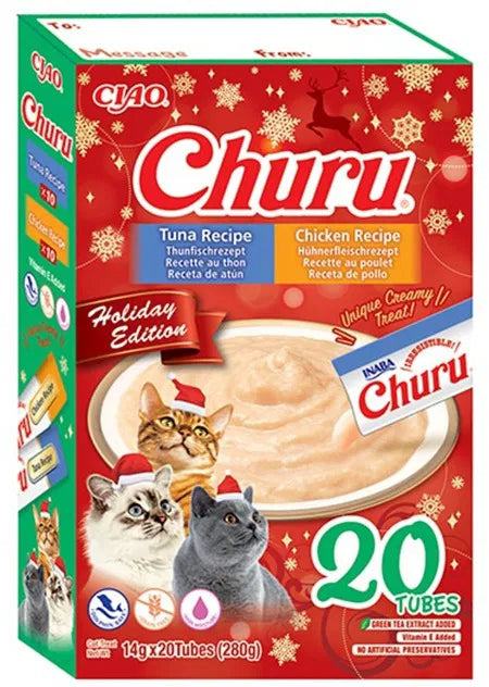 Ciao Churu Christmas Edition Cat Treats 20 tubes × 14 g