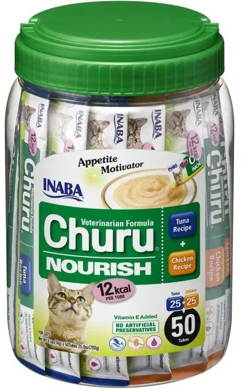 Ciao Churu Cat Vet Nourish Variation of meat purees of tuna and chicken 50 sachets × 14 g