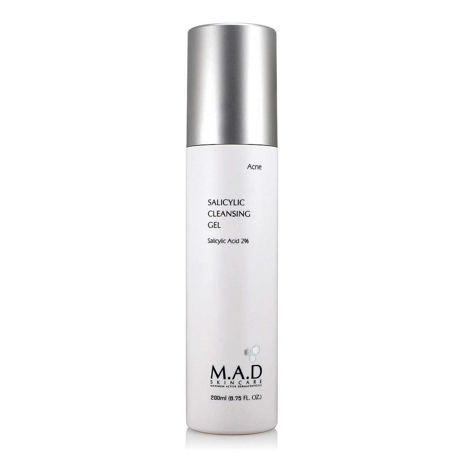 M.A.D SKINCARE Salicylic Cleansing Gel (200 ml / 6.75 fl oz)
