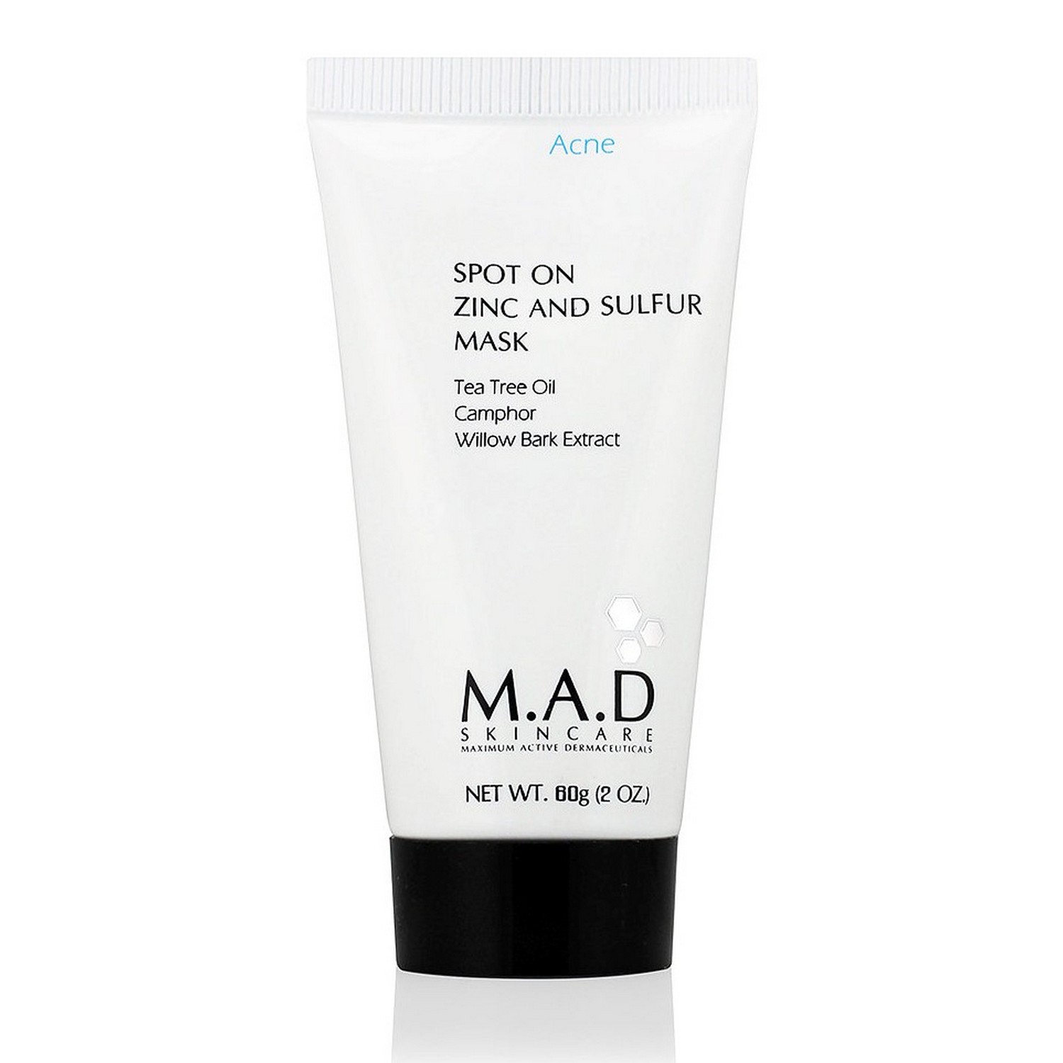 M.A.D SKINCARE Spot On Zinc And Sulfur Mask (60 g / 2.0 oz)