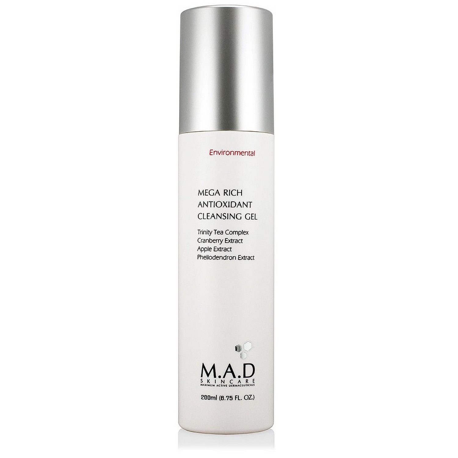 M.A.D SKINCARE Mega Rich Antioxidant Cleansing Gel (200 ml / 6.75 fl oz)