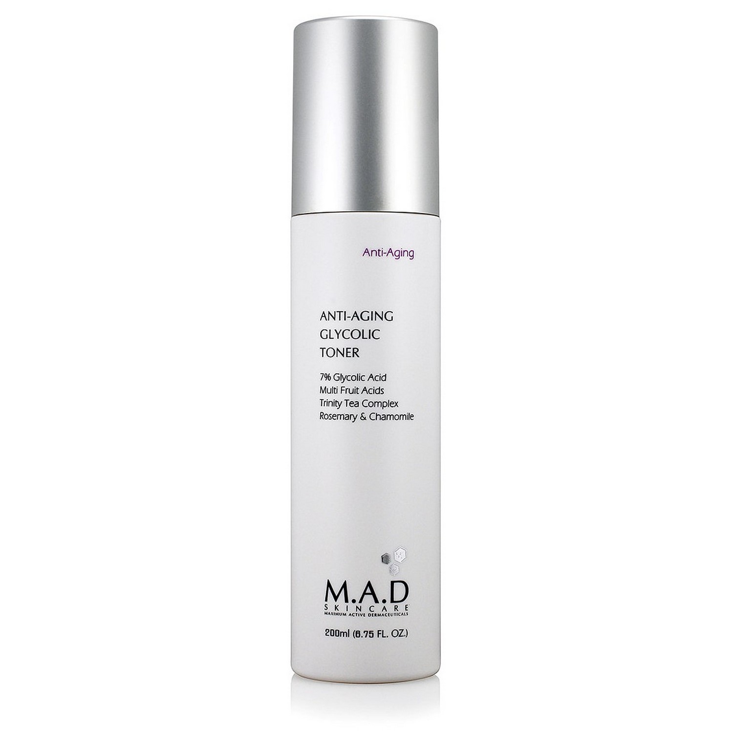 M.A.D SKINCARE Anti-Aging Glycolic Toner (200 ml / 6.75 fl oz)