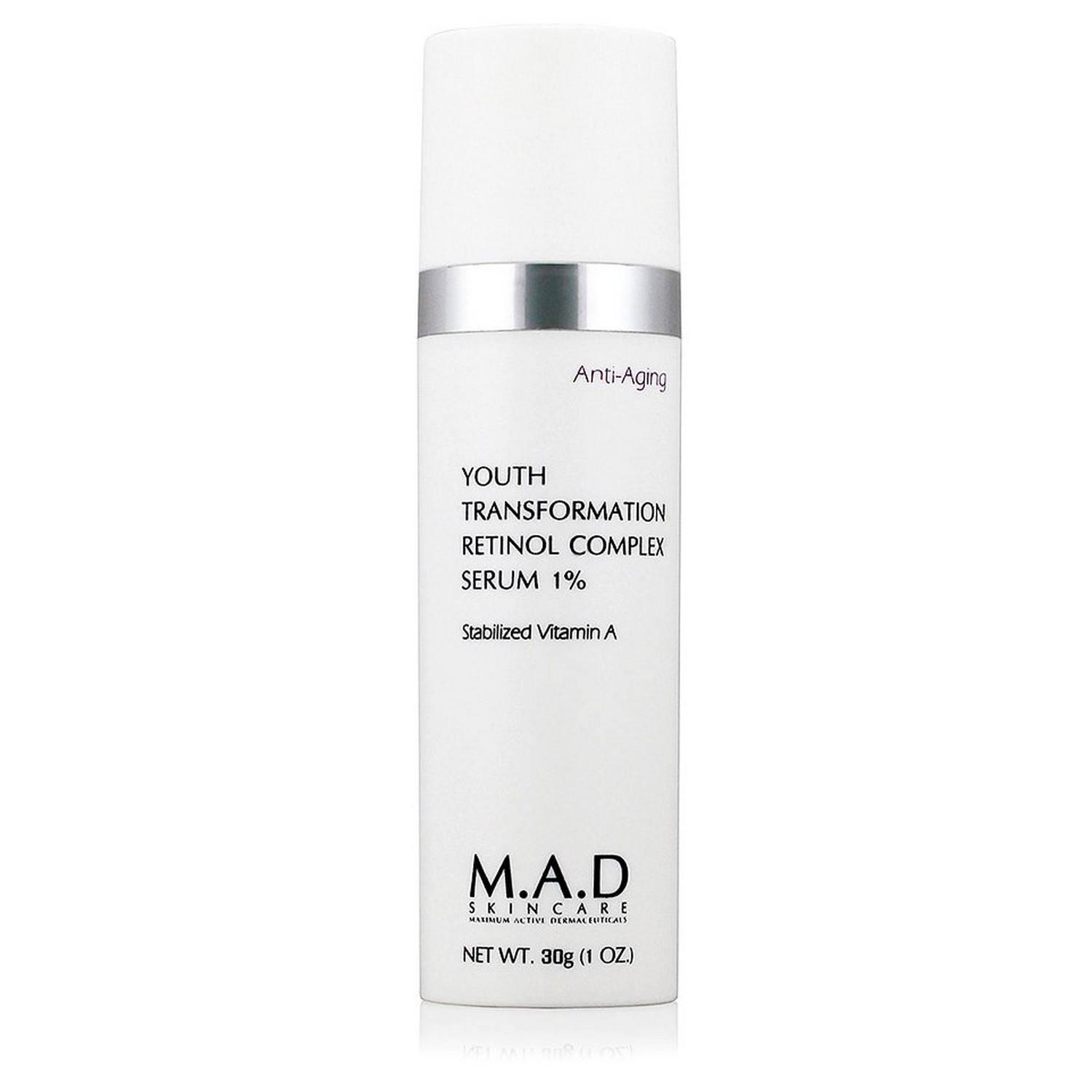 M.A.D SKINCARE Youth Transformation Retinol Complex Serum 1% (30 g / 1.0 oz)