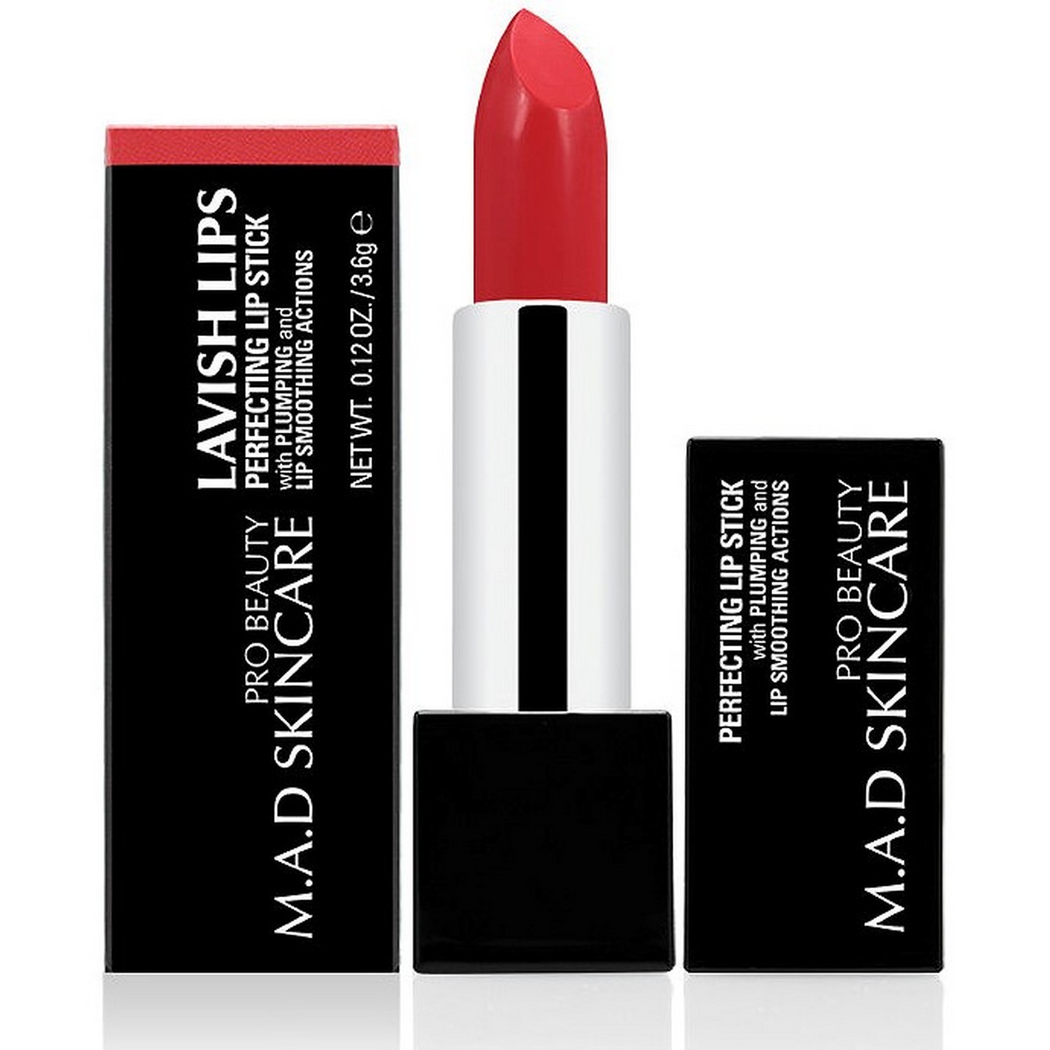 M.A.D SKINCARE Lavish Lips Perfecting Lip Stick - Cheekie (0.12 oz / 3.6 g)