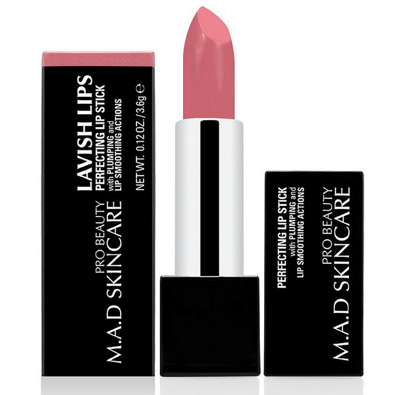 M.A.D SKINCARE Lavish Lips Perfecting Lip Stick - Demure (0.12 oz / 3.6 g)