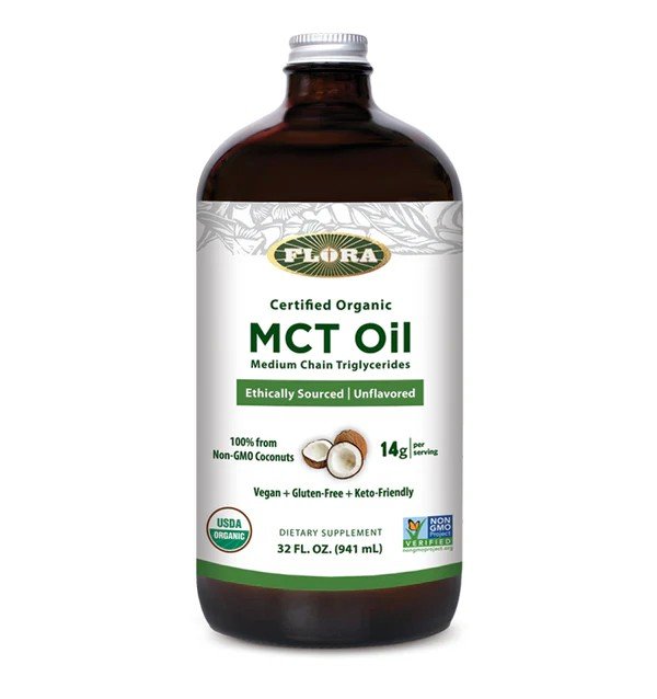 Flora Inc Organic MCT Oil 32 fl. oz. (941 mL) Liquid