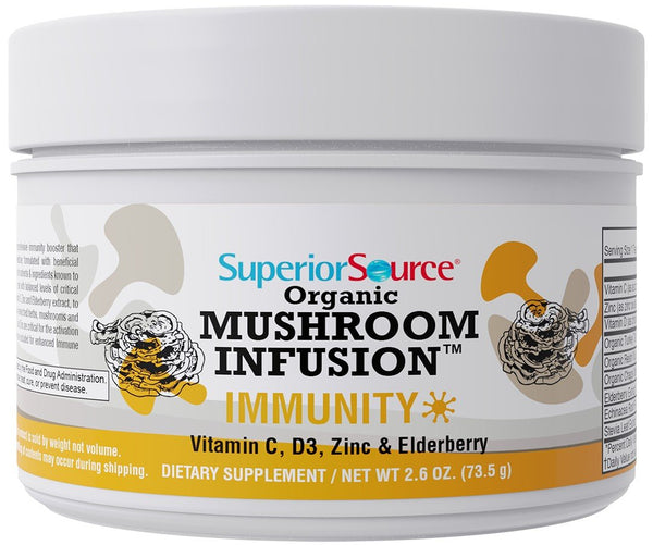 Superior Source Mushroom Infusion Immunity 2.6 oz Powder