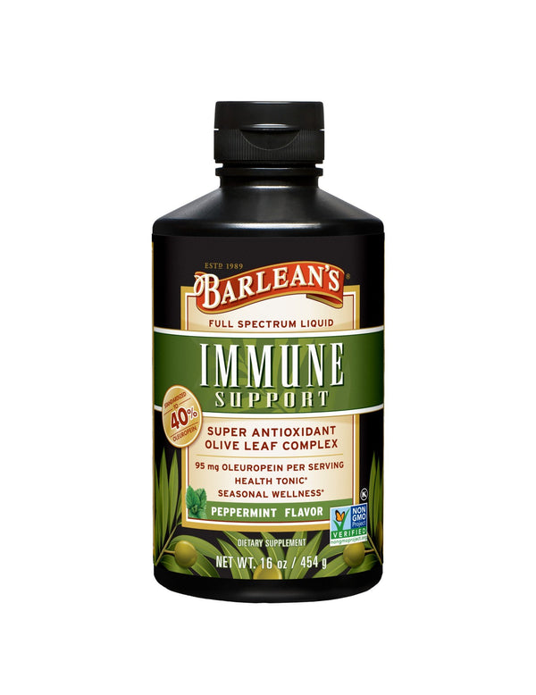 Barlean's Immune Support Peppermint 16 oz Liquid