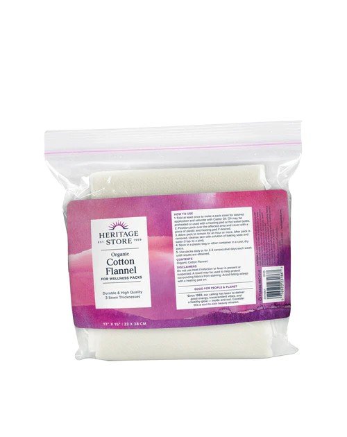 Heritage Store Cotton Flannel Organic 1 Pack