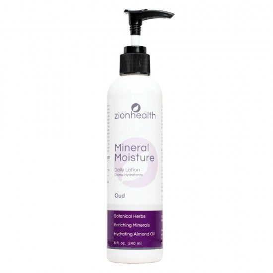 Zion Health Mineral Moisture Daily Lotion Oud 8 oz Liquid