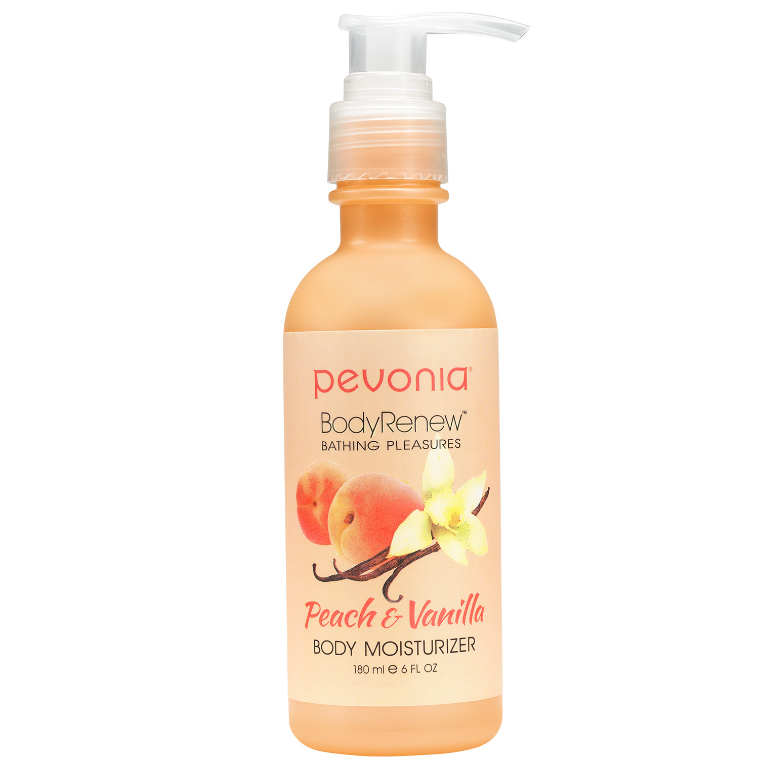 Pevonia Bodyrenew Peach & Vanilla Body Moisturizer (180 ml / 6 oz)