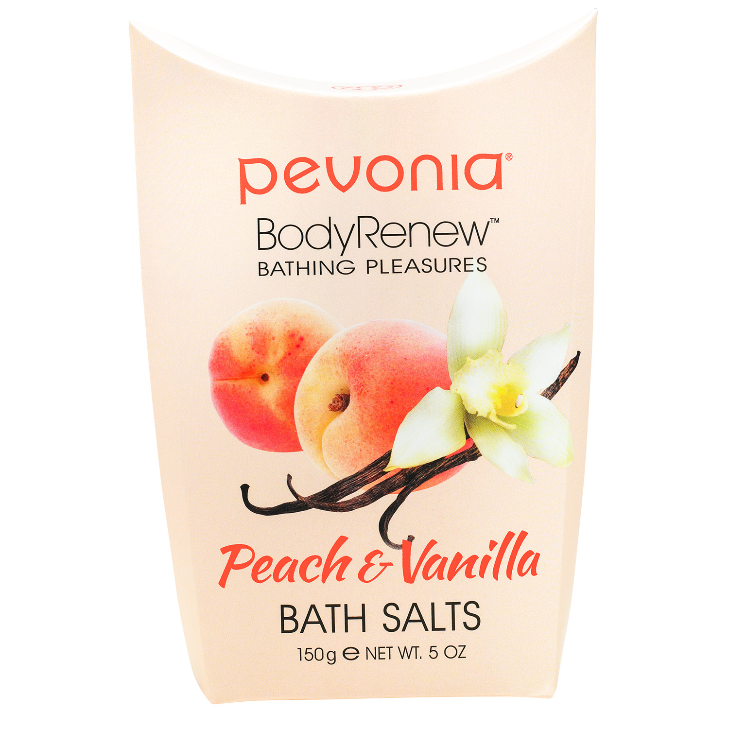 Pevonia Bodyrenew Peach & Vanilla Bath Salts (150 g / 5 oz)