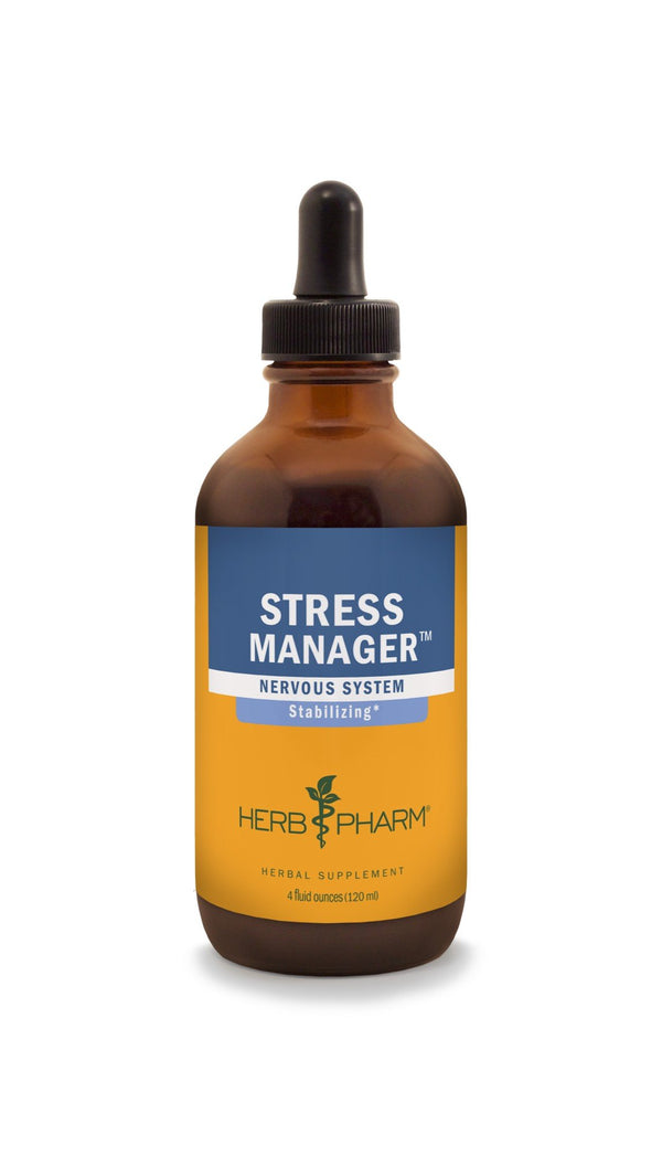 Herb Pharm Stress Manager Compound 4 oz Liquid