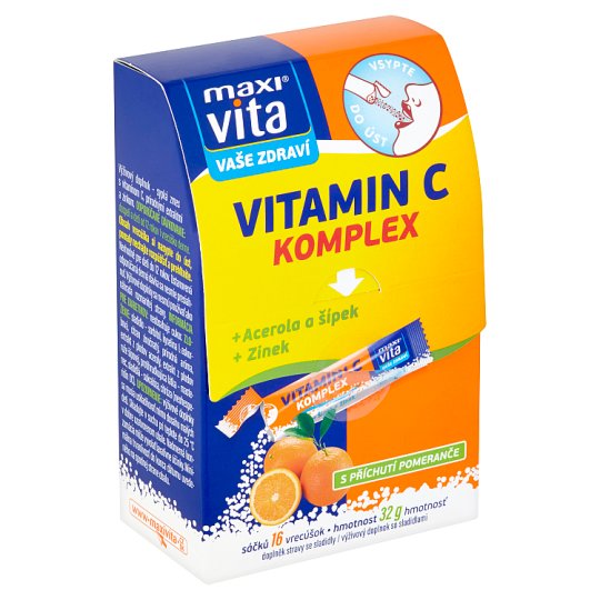 Maxivita vitamin C complex, 16 sachets
