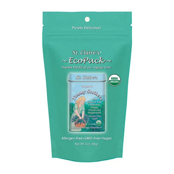 St.Claires Organics Tummy Soothers Pastilles Eco-Pack 3 oz. Pastilles