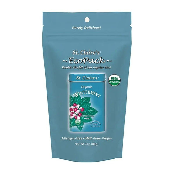 St.Claires Organics Wintermint Pastilles Eco-Pack 3 oz. Pastilles