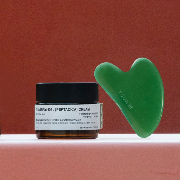 TOUN28 Peptacica Cream 50g + Glass Gua Sha Set