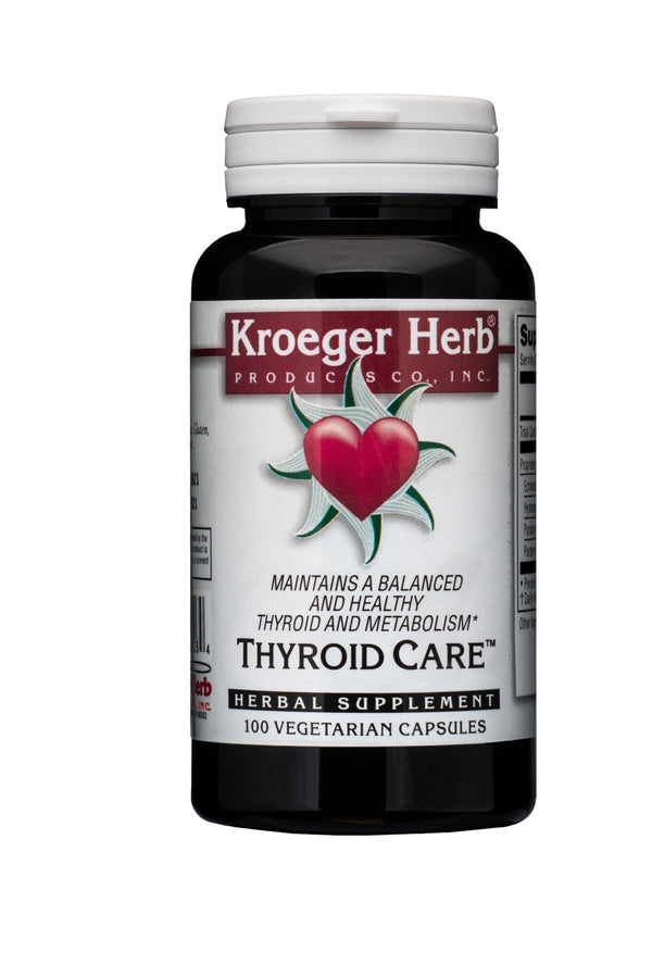 Kroeger Herbs Thyroid Care 100 Capsule