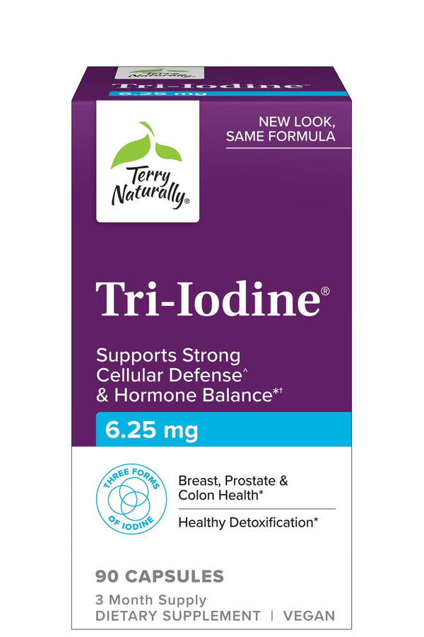 EuroPharma (Terry Naturally) Tri Iodine 6.25mg 90 Capsule