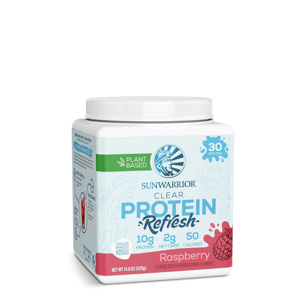 Sunwarrior Clear Protein Refresh- Raspberry 14.8 oz (420g) Powder