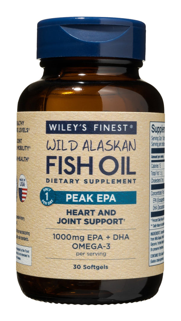 Wileys Finest Wild Alaskan Fish Oil Peak EPA 30 Softgel