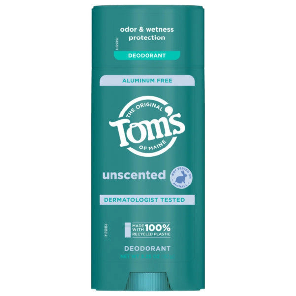 Tom's Of Maine Unscented Aluminum Free Deodorant 3.25 oz Stick