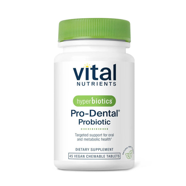 Vital Nutrients Hyperbiotics PRO-Dental Probiotic 45 Vegan Chewable Tablets