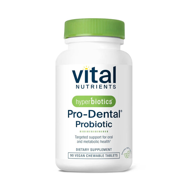 Vital Nutrients Hyperbiotics PRO-Dental Probiotic 90 Vegan Chewable Tablets