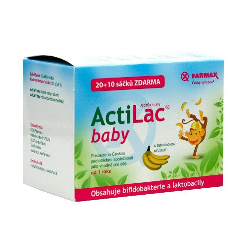 Actilac Baby probiotic flavor banana 20 + 10 sachets