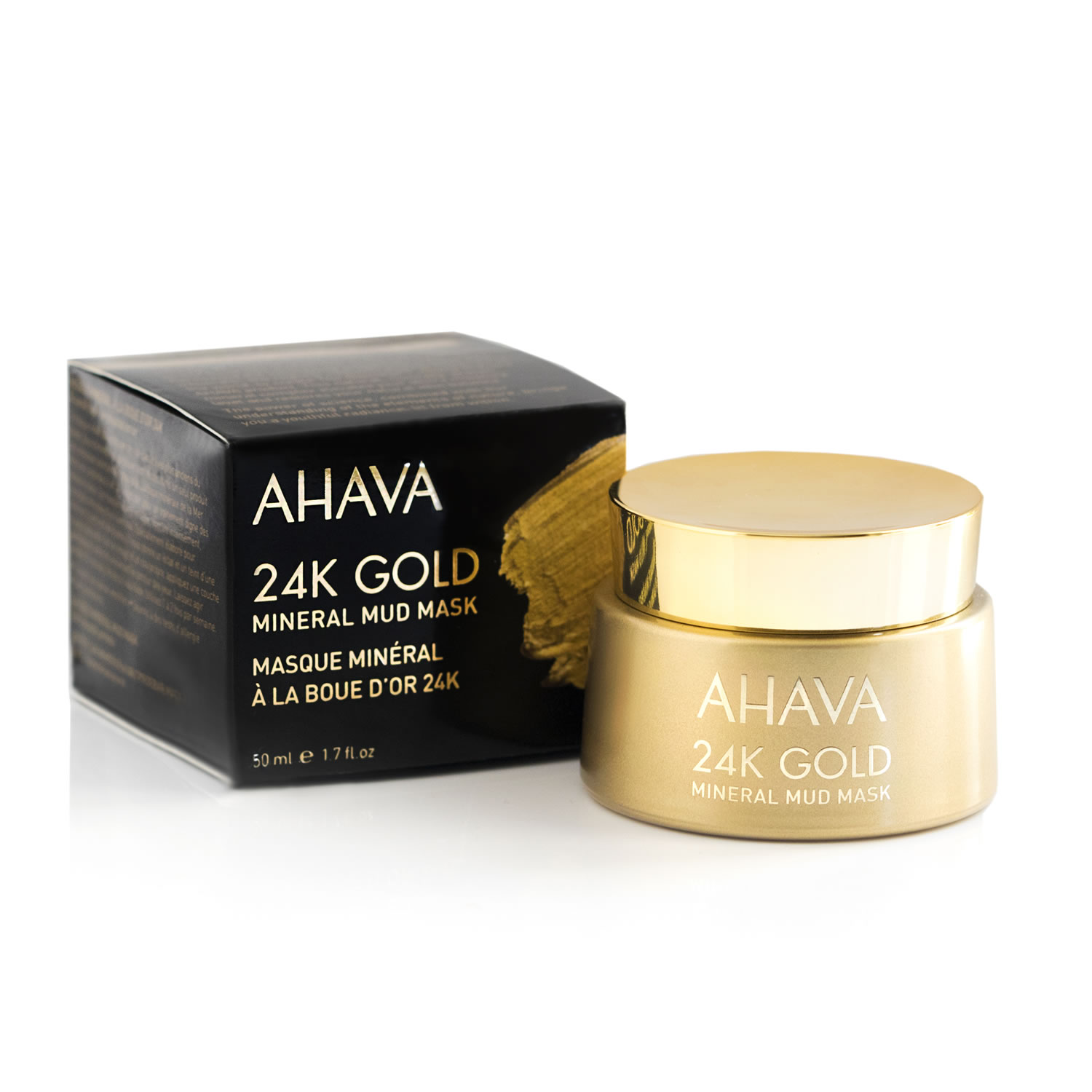 AHAVA 24K Gold Mineral Mud Mask (50 ml / 1.7 fl oz)