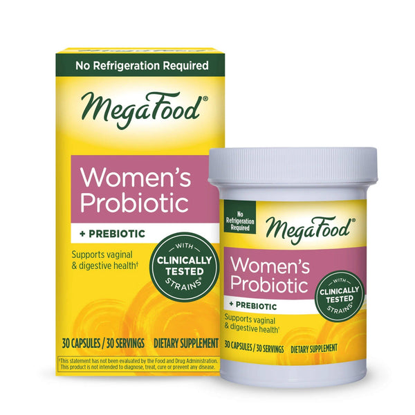 MegaFood Women's Probiotic + Prebiotic (Shelf Stable) 30 Capsule