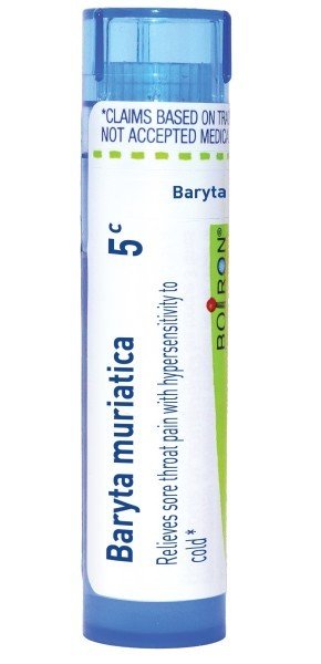 Boiron Baryta Muriatica 5C Homeopathic Single Medicine For Cough, Cold & Flu 80 Pellet
