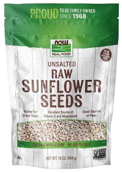 Now Foods Sunflower Seeds Hulled Raw 1 lb Seed