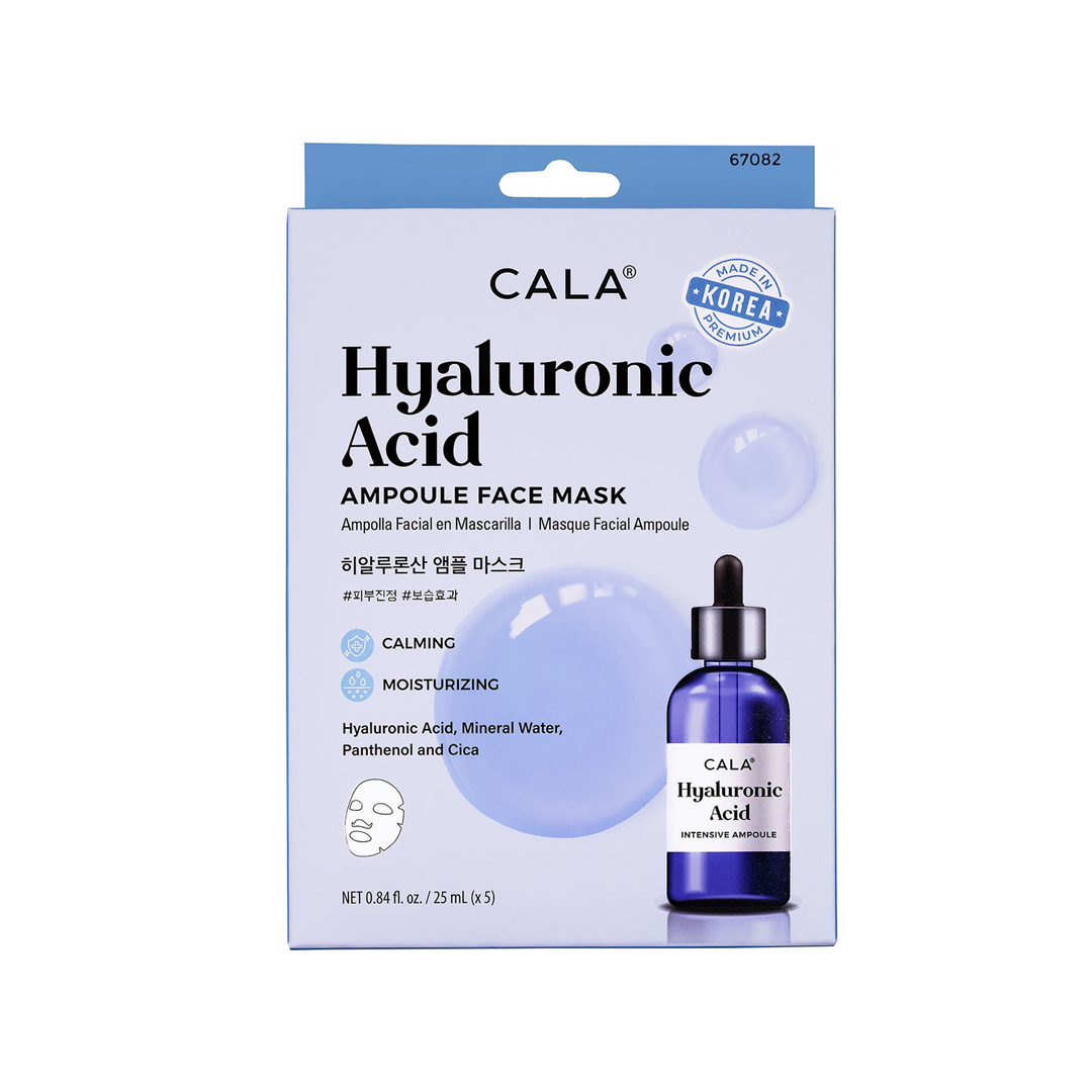 Cala Ampoule Face Mask: Hyaluronic Acid-(Single Sheet)