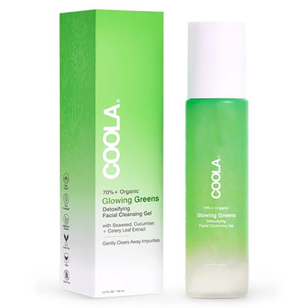 COOLA Glowing Greens Detoxifying Facial Cleansing Gel (5.0 fl oz / 148 ml)