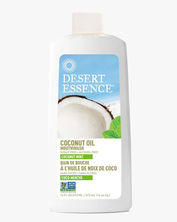 Desert Essence Coconut Oil Mouthwash 16 oz Liquid