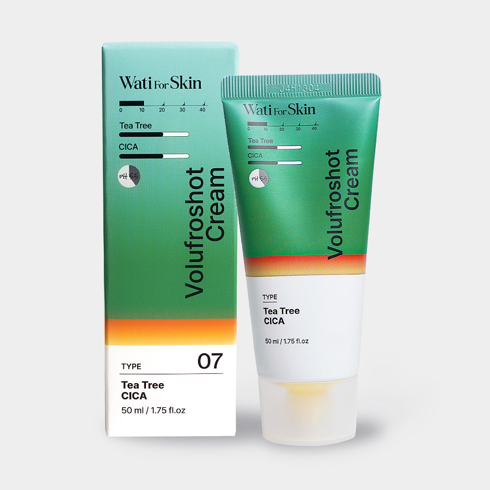 Wati For Skin Tea Tree Cica Blemish Soothing Volufroshot Cream 50ml