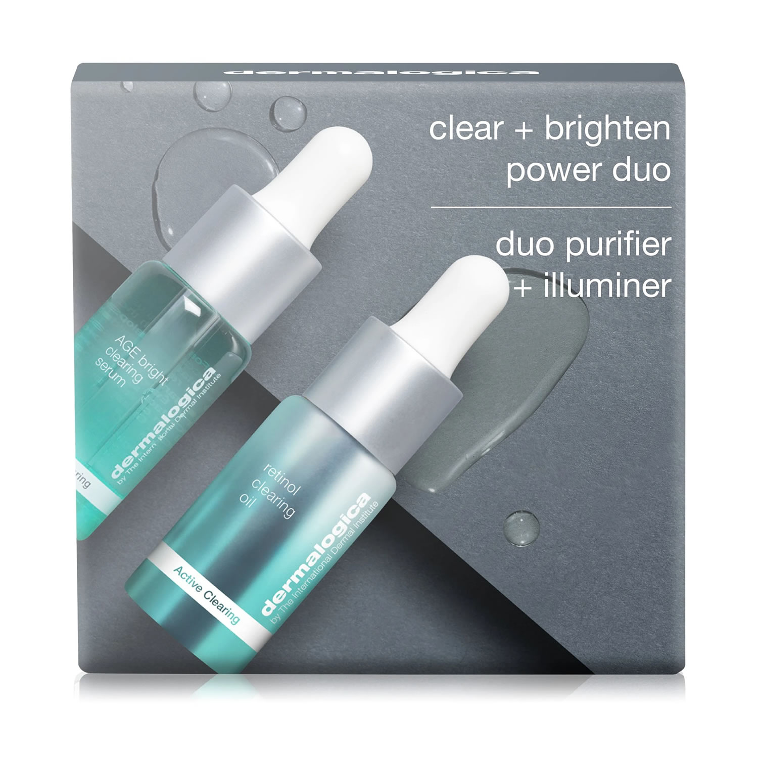 dermalogica clear + brighten power duo [Limited Edition $62 value] (set)