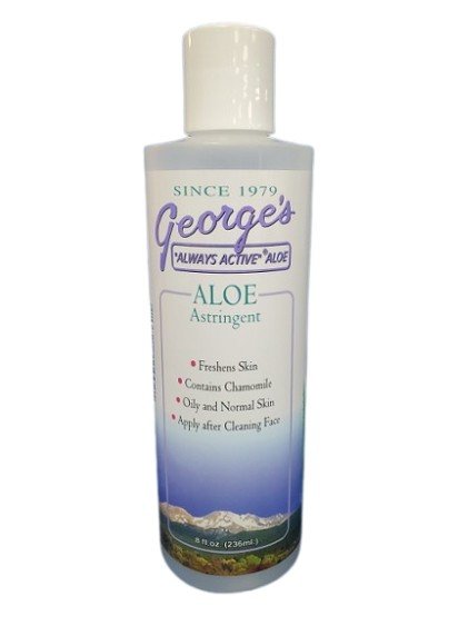 George's Always Active Aloe Aloe Astringent 8 oz Liquid