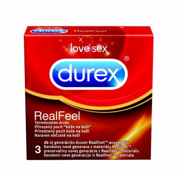 Durex Condoms Real Feel 3 pcs