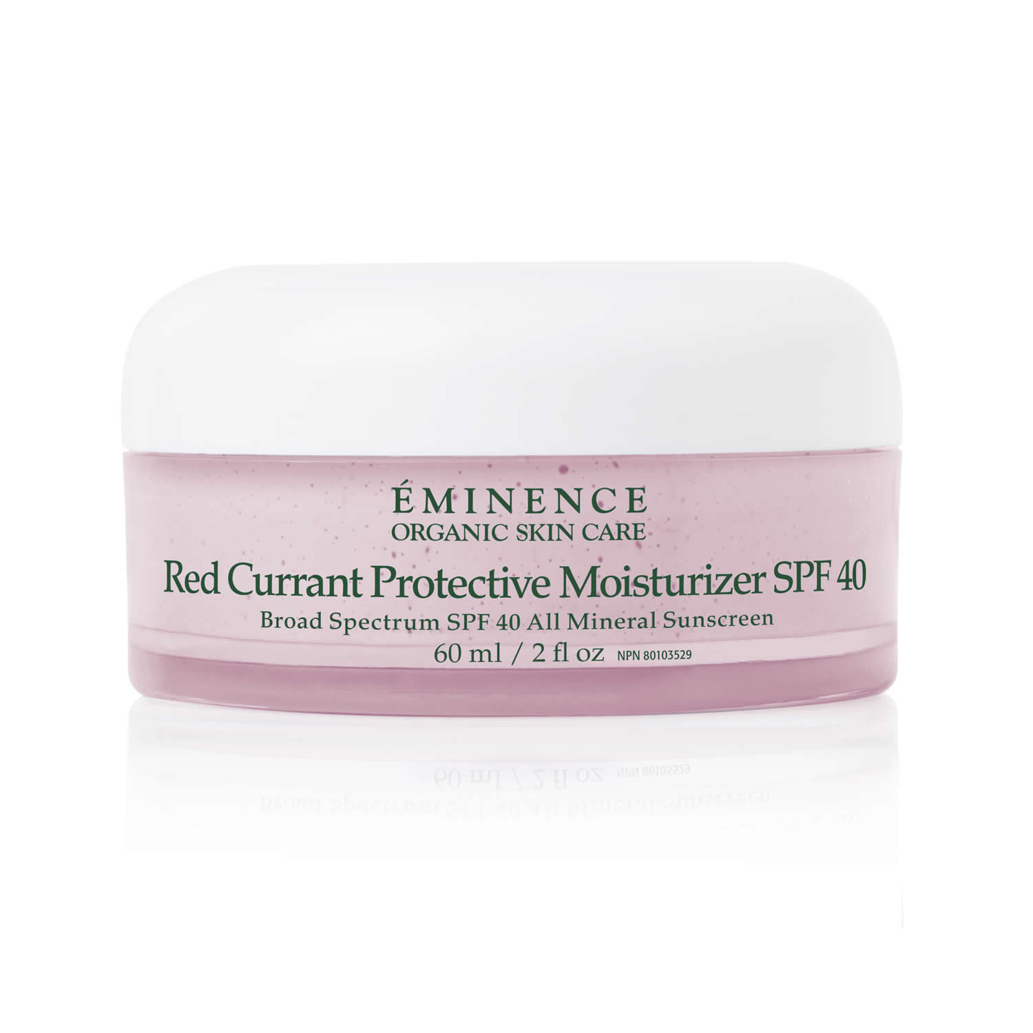 Eminence Organics Red Currant Protective Moisturizer SPF 40 Mineral Sunscreen (60 ml / 2.0 fl oz)