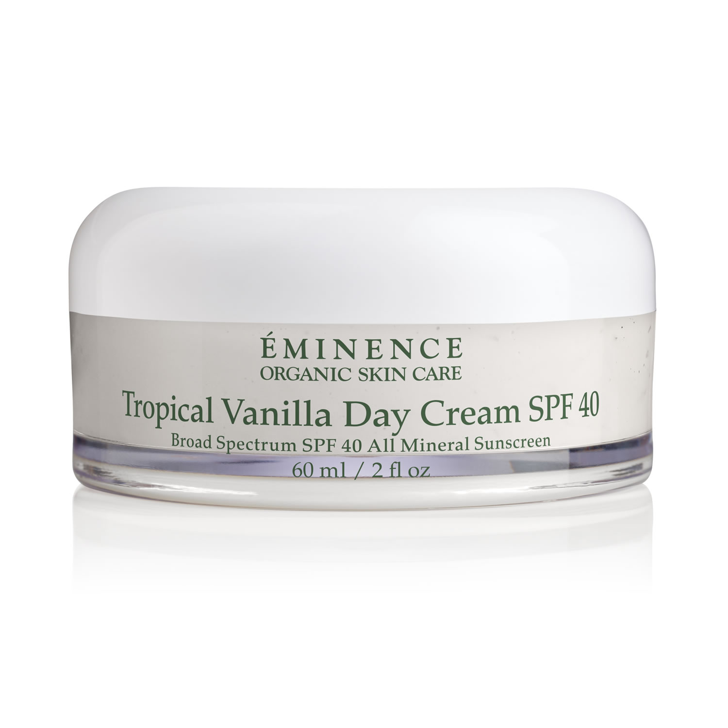 Eminence Organics Tropical Vanilla Day Cream SPF 40 Mineral Sunscreen (60 ml / 2.0 fl oz)